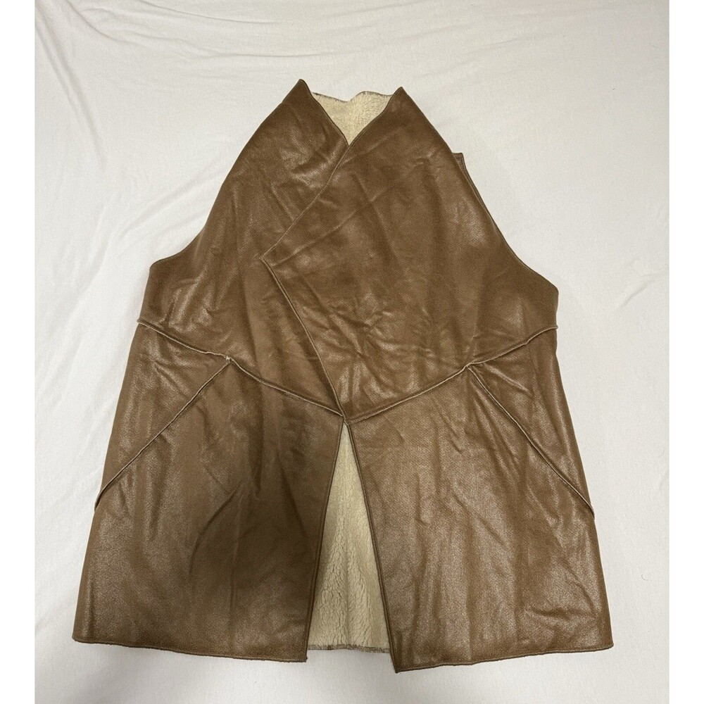 Multiples Faux Sherpa Vest Just Deserted Faux Vest Women xl